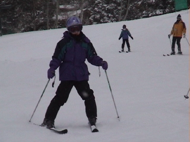 Brit skiing
